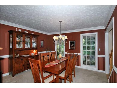 Dining Room. Formal dining room, crown molding, ch