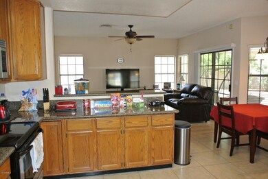 Kitchen to family room