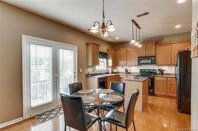 Eat-in kitchen area.