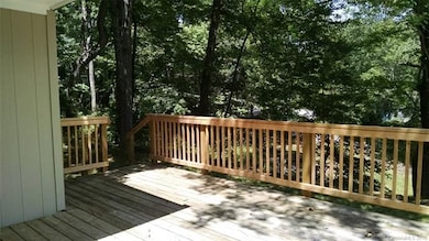 RELAXING OR ENTERTAINING ON THE LARGE DECK
