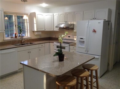 Updated kitchen with quartz countertops