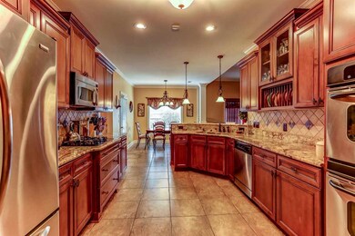 View looking into the eat in kitchen. Beautiful op
