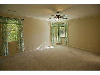 Split bedroom floor plan makes a great private mas