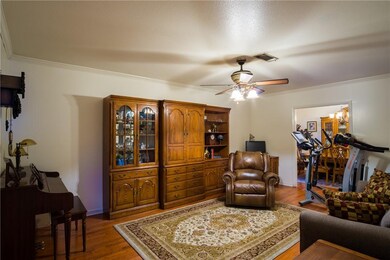 Family room 2, behind cabinets is doors leading to
