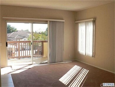 Living room with new carpet, fresh paint, plenty o