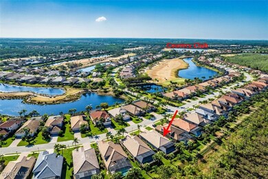 Bird's eye view with a residential view and a wate