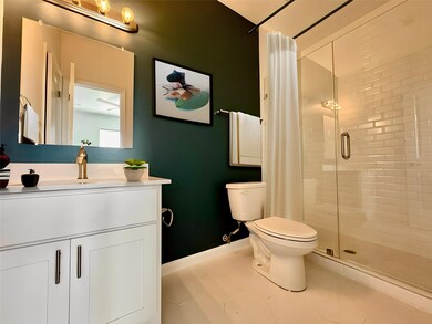Red or blue accent wall based on unit availability