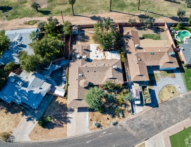 Aerial Front Birds Eye View