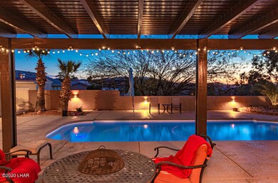 Casita sitting area at Sunset.