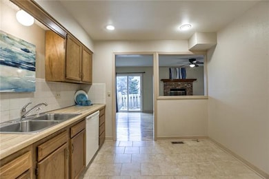 Larger eat in kitchen