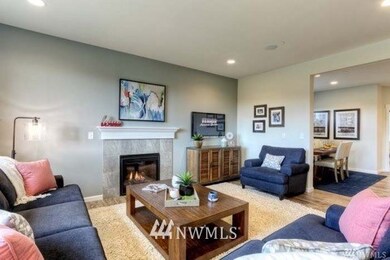 View from Kitchen into living room