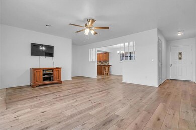Living Open to Dining/Kitchen areas
