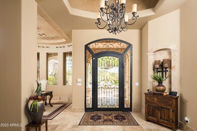 Foyer with Iron Door