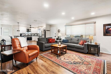 Living Room, Kitchen & Dining Area