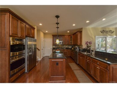Stainless steel GE Profile appliances and 8' grani