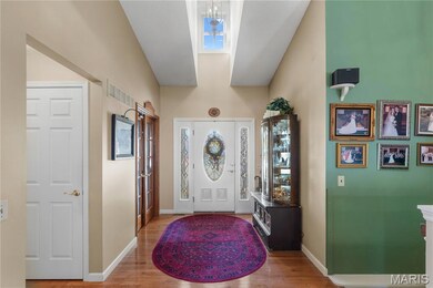 Entrance foyer featuring wood  finished floors