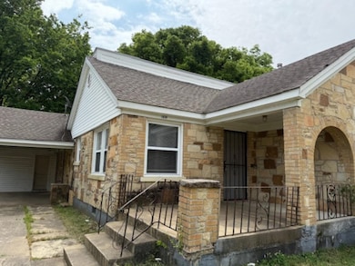 View of front facade and carport, concrete driveway, and a newer roof