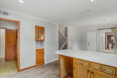 Kitchen featuring light hardwood / wood-style floo