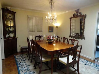 Dining Room. The spacious dining room is