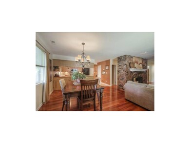 Dining room and eat-in kitchen