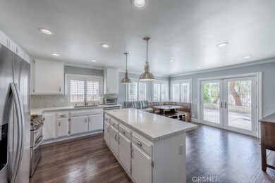 Kitchen nook in background