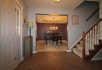 Stairs to upper level