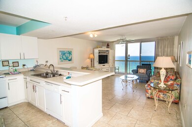 Condo view - tile floors throughout main