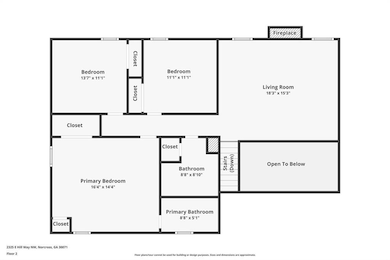 Floor plan / room layout