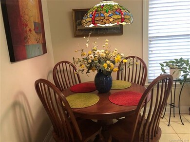 Sweet dining area.