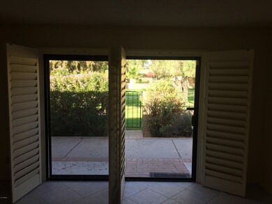 Sliding door to Patio