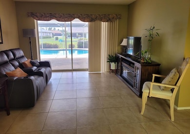 Entry with View of Pool