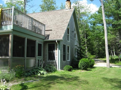 Screened in porch with master...