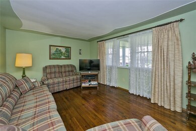 Beautiful living room complete with large windows