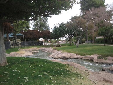Walk way to lake