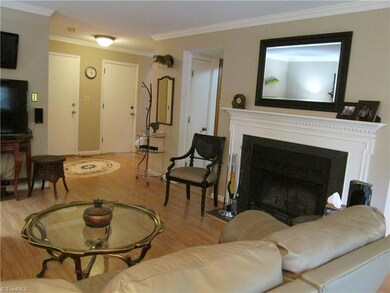 View of foyer and living area with 