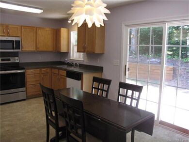Kitchen, New stainless steel stove and microwave