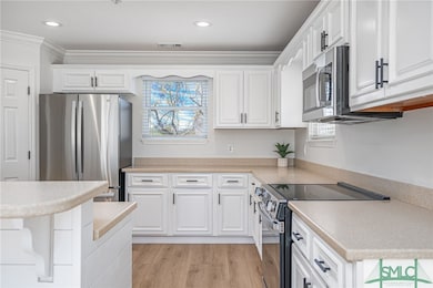 Updated Kitchen with Stainless Steel Appliances is