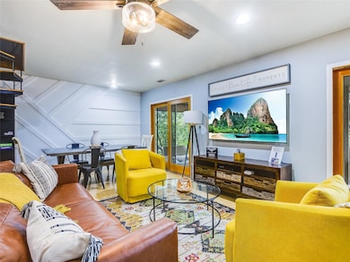 Living room featuring recessed lighting, ceiling 