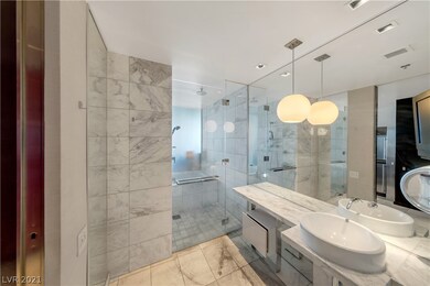 Gorgeous Bathroom is designed with Italian Marble.