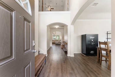 As you walk through the front door, you're immedia