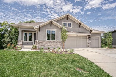 Sweet reverse floor plan with welcoming front porch