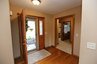 Engineered flooring in foyer, large closet. Fluted