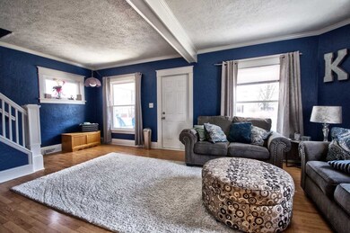 Open Stairway, Laminate Hardwood Flooring and Crow