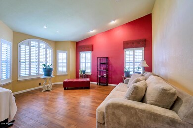 living room is in the front of the home