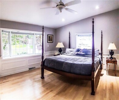 FIRST FLOOR MASTER SUITE WITH BAY WINDOW AND WALK 