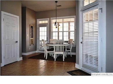 informal dining area in kitchen : bright & open