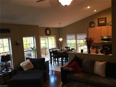 Vaulted ceiling and open space. Plenty of natural 