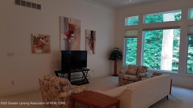 Greatroom with wall of windows