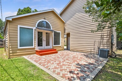 Relax on this private stone back patio! Freshly pa