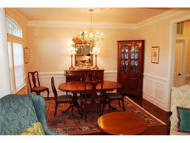 Formal Dining Room with Two Piece Crown and Chair 